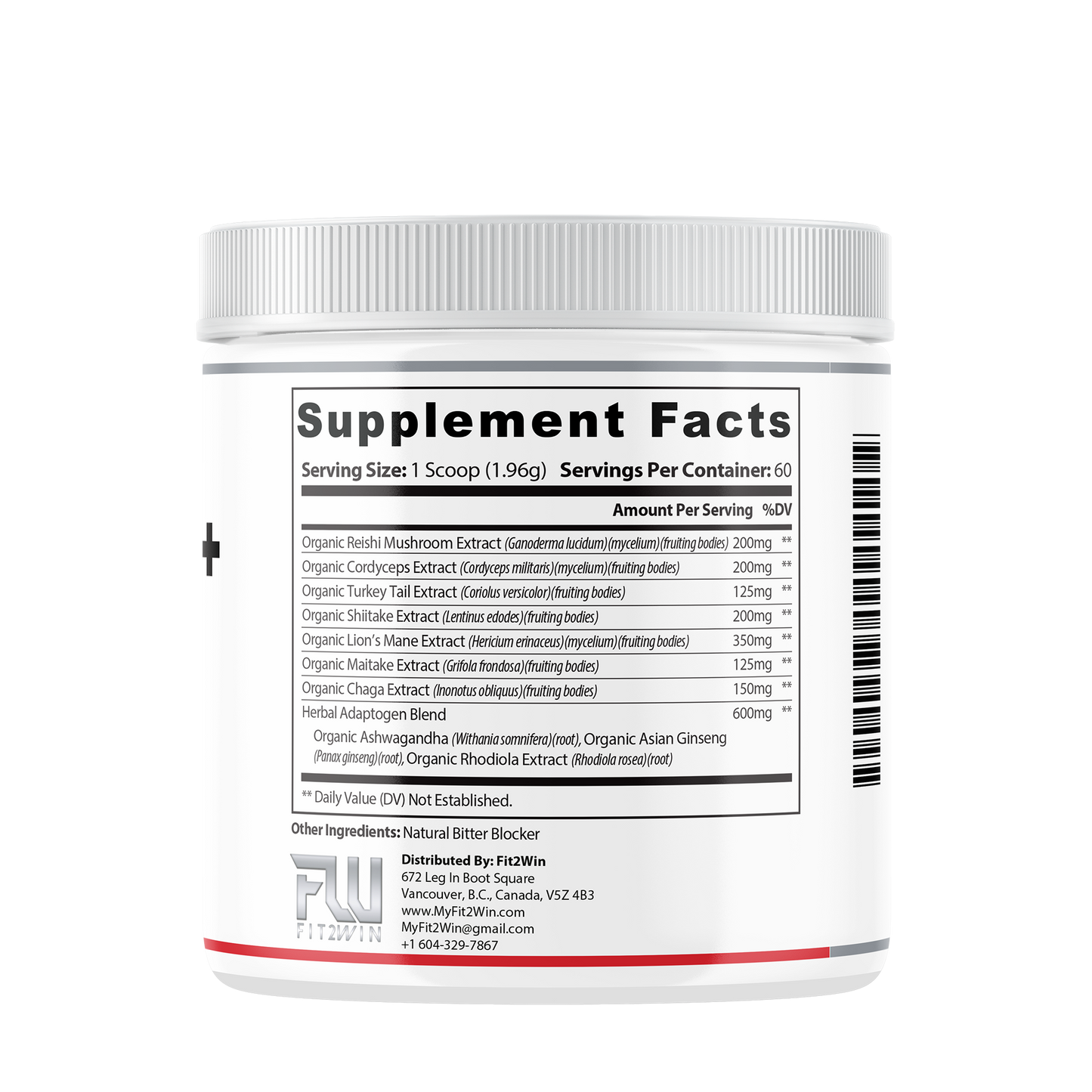 MUSHROOMfit+ | Adaptogenic Superfood Blend for Focus & Immunity